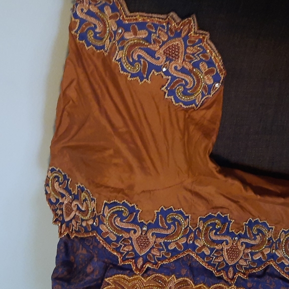 Salwar Kameez silk heavy beading size large - Picture 5 of 8